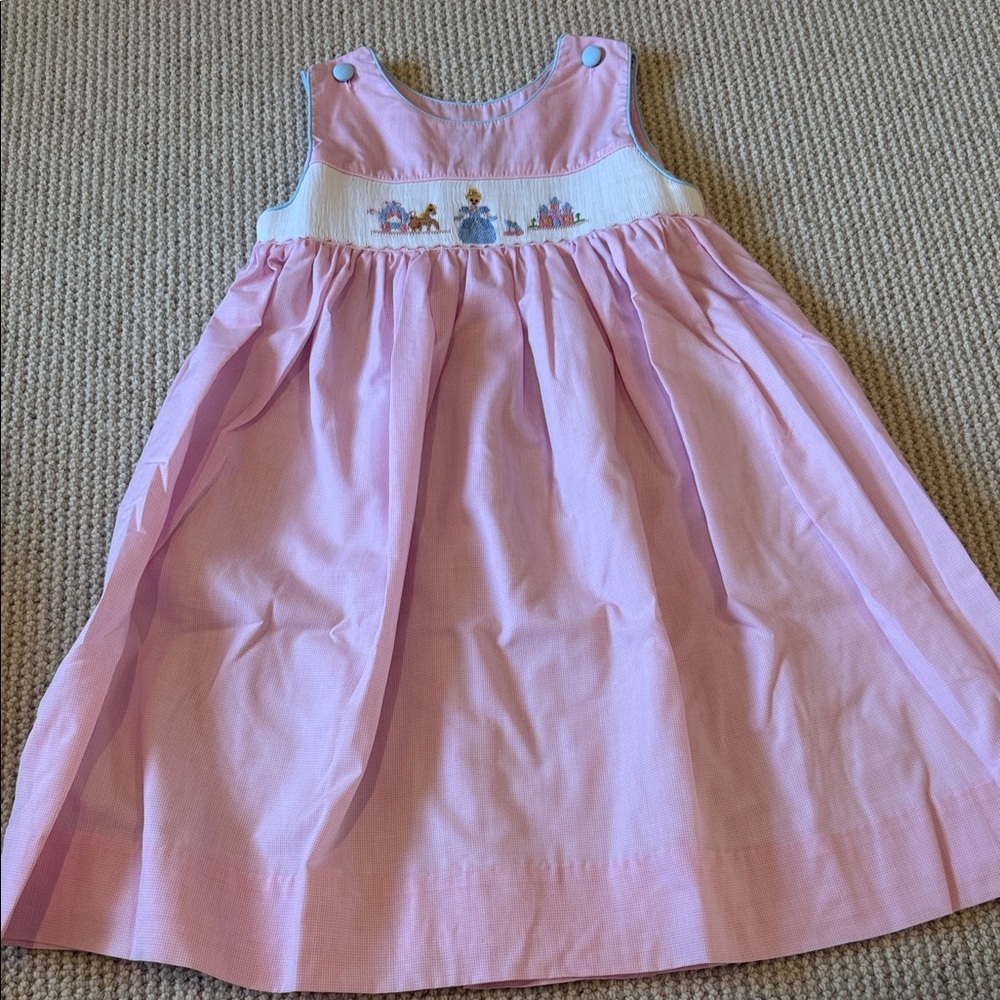 Adorable Pink smocked princess Dress